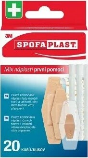 3M Spofaplast 607 Náplasti první pomoci mix 20ks