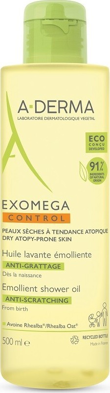 A-DERMA Exomega CONTROL Zvláč.sprchový olej 500ml