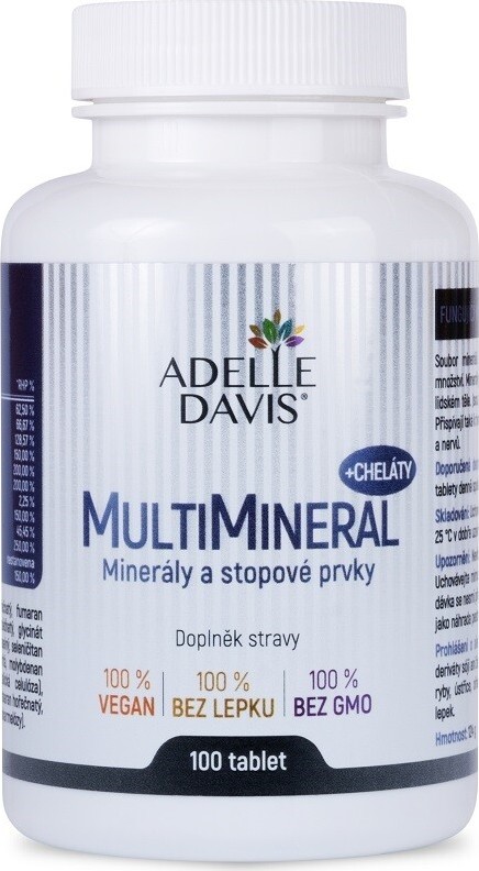 Adelle Davis MultiMineral+cheláty tbl.100