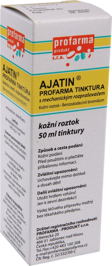 AJATIN PROFARMA TINKTURA 100MG/ML kožní podání roztok 1X50ML