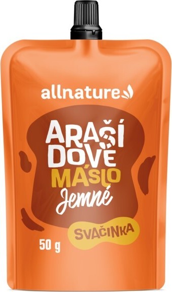 Allnature Arašídové máslo jemné 50g