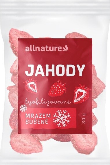 Allnature Jahoda sušená mrazem celá 20g