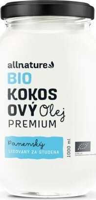 Allnature Kokosový olej panenský BIO 1000ml