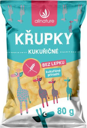 Allnature Kukuřičné křupky 80g