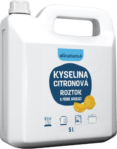 Allnature Kyselina citronová roztok 5000ml