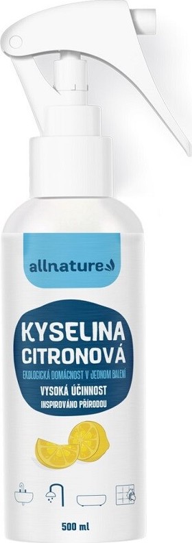 Allnature Kyselina citronová sprej 500ml