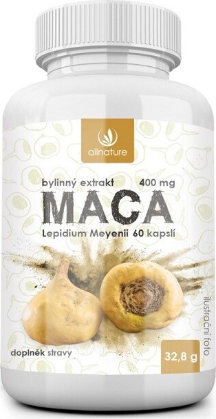 Allnature Maca bylinný extrakt cps.60