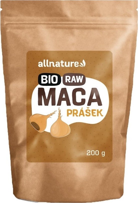 Allnature Maca prášek RAW BIO 200g