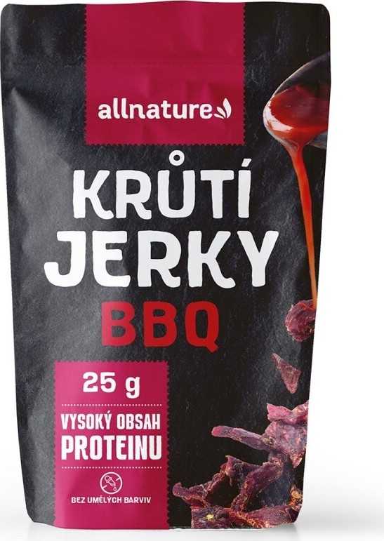 Allnature TURKEY BBQ Jerky sušené krůtí maso s barbecue 25g