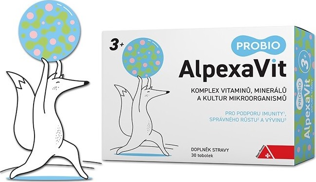 AlpexaVit PROBIO 3+ tob.30