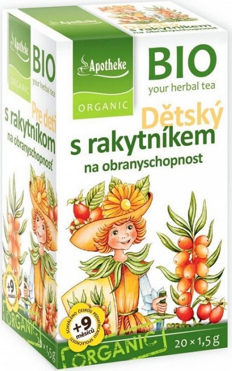 Apotheke BIO Dětský čaj s rakyt. obranysch.20x1.5g