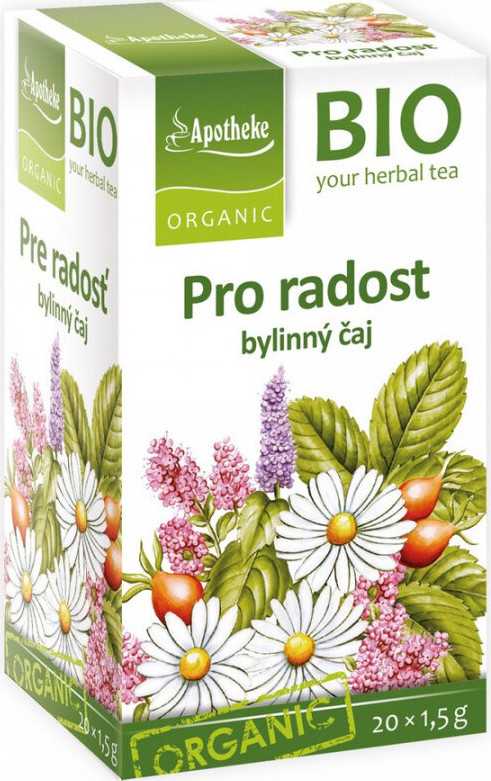 Apotheke BIO Pro radost bylinný čaj 20x1.5g