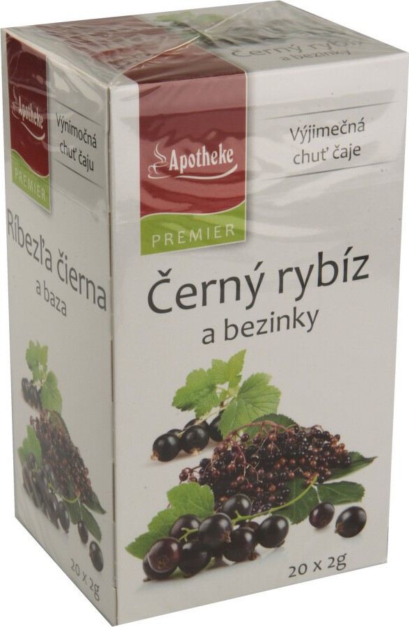 Apotheke Černý rybíz a bezinky 20x2g