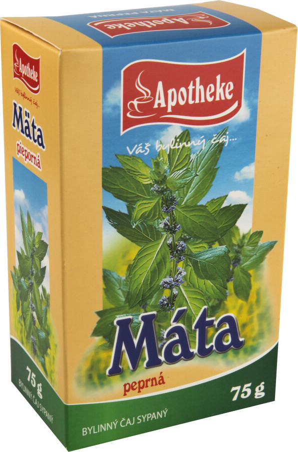 Apotheke Máta peprná - list sypaný čaj 75g