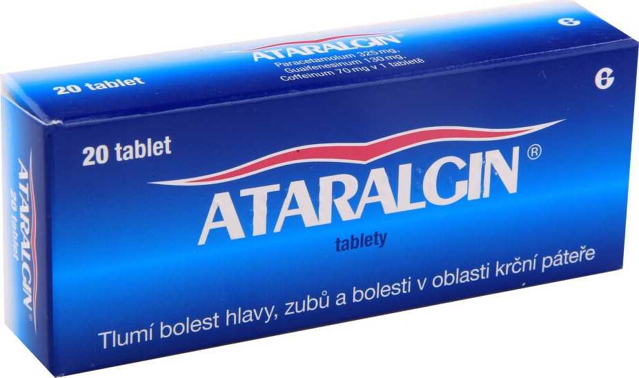 ATARALGIN 325MG/130MG/70MG neobalené tablety 20