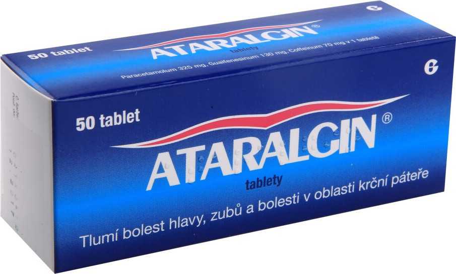 ATARALGIN 325MG/130MG/70MG neobalené tablety 50