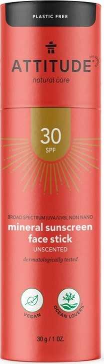 ATTITUDE Ochranná tyčinka na obličej SPF30 30g