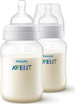 Avent Láhev Anticolic 2 ks bílá 260 ml