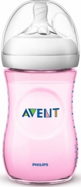 AVENT Láhev Natural 260ml růžová