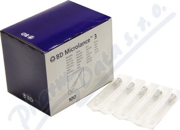 BD Microlance Inj. jehla 22G 0.70x30 černá 100ks