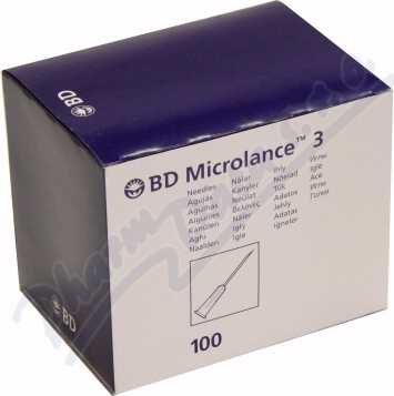 BD Microlance Inj. jehla 25G 0.50x25 oranž.100ks