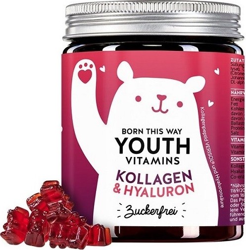 Bears With Benefits Born This Way Vitaminy s kolagenem