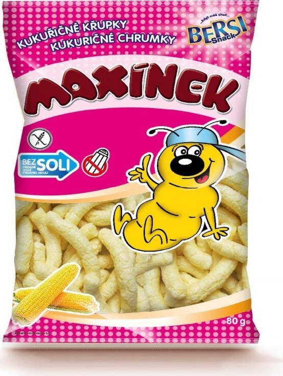 Bersi snack kukuřičné křupky Maxínek 80g