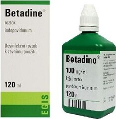 BETADINE 100MG/ML kožní podání roztok 120ML