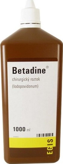 BETADINE 75MG/ML kožní podání roztok 1000ML