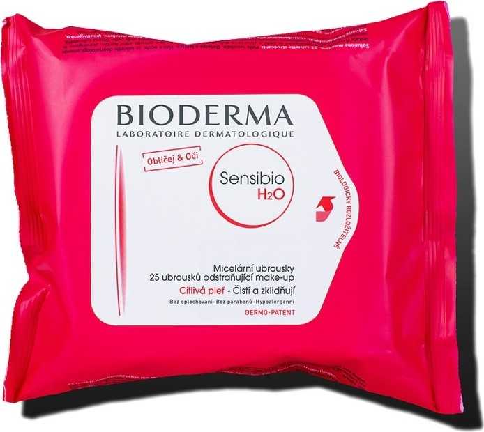 BIODERMA Sensibio H2O Micelární ubrousky 25ks