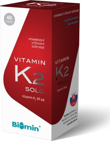 Biomin VITAMIN K2 SOLO 60 tob.