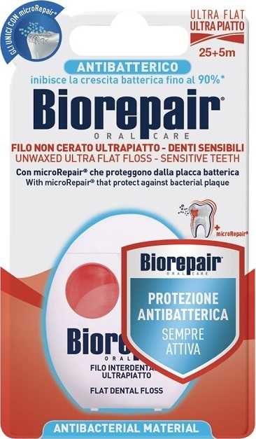 Biorepair Zubní nit ultra plochá 25+5m