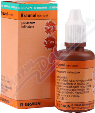 BRAUNOL 75MG/G kožní podání roztok 1X30ML