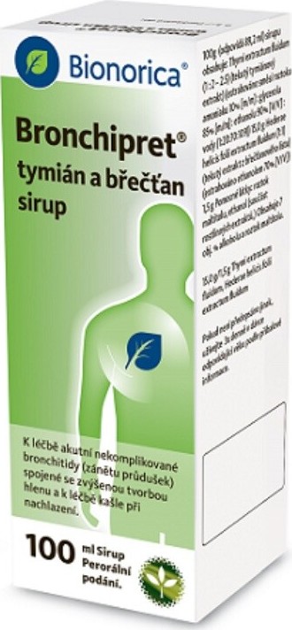 Bronchipret Sirup tymián a břečťan 100ml