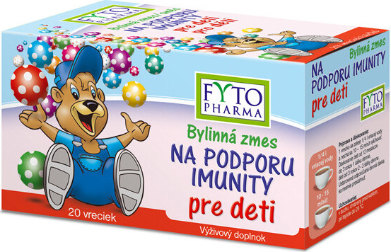 Bylin.směs na podporu imunity dětí 20x1.5g Fytoph.