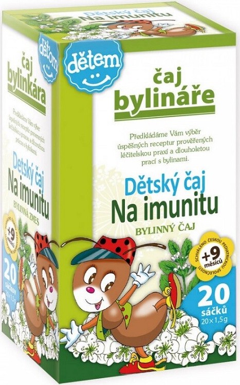 Čaj Bylináře Dětský čaj na imunitu 20x1.5g