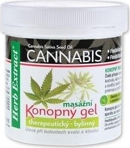 Cannabis Konopný masážní gel 250ml