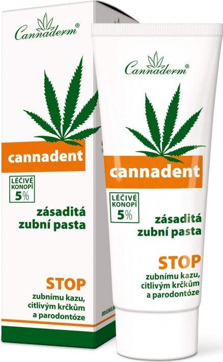 Cannaderm Cannadent zubní pasta NEW 75g