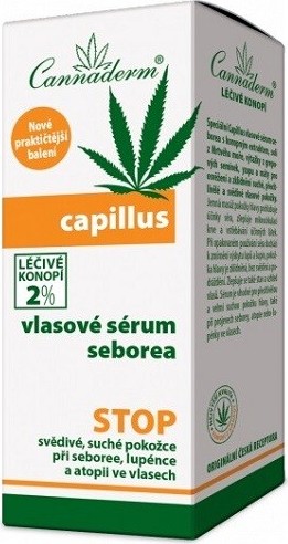 Cannaderm Capillus vlasové sérum seborea 40ml