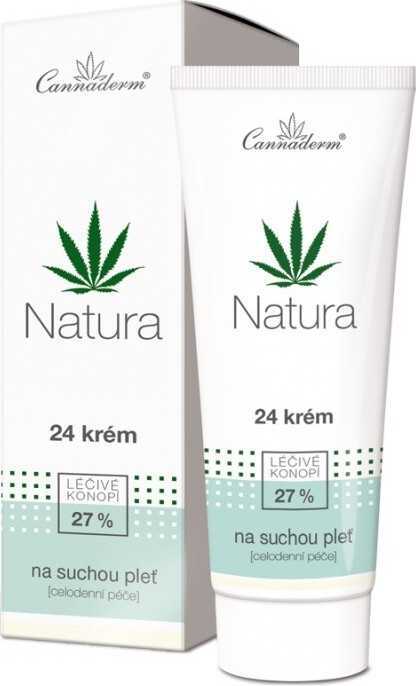 Cannaderm Natura 24 krém na suchou pleť 75g