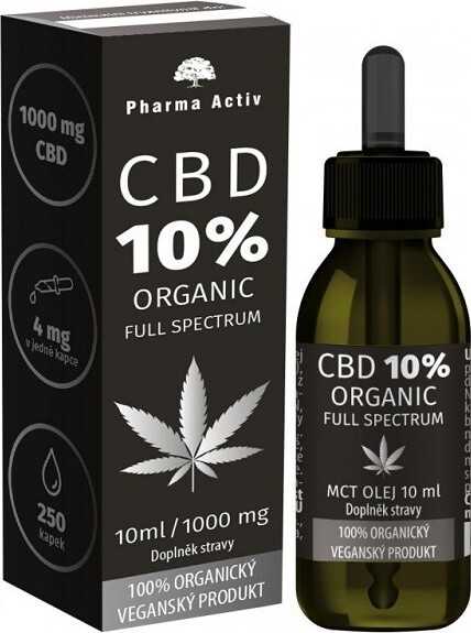 CBD 10% ORGANIC 1000mg Full Spectrum 10ml