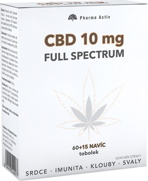 CBD 10mg Full Spectrum tob.60+15