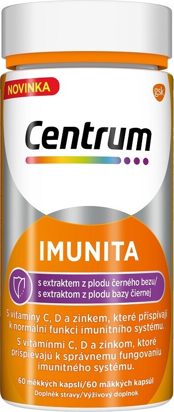 Centrum Imunita s extraktem z černého bezu cps.60 - balení 2 ks