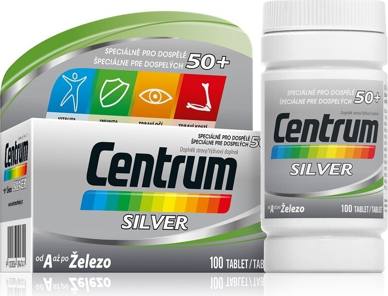 Centrum multivitamín SILVER 100 tablet