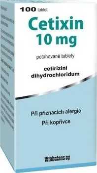 CETIXIN 10MG potahované tablety 100