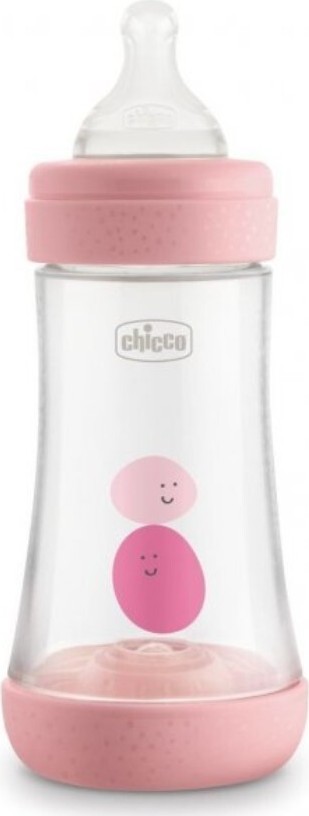 CHICCO Láhev Perfect 5 silikon 240ml dívka