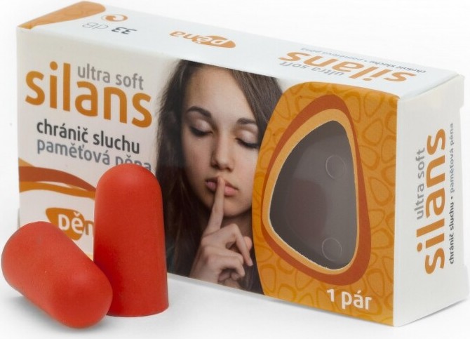 Silans ultra soft chránič sluchu STANDARD 1pár