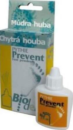 Chytrá houba PYTHIE Biodeur Prevent Foot powd.1x4g