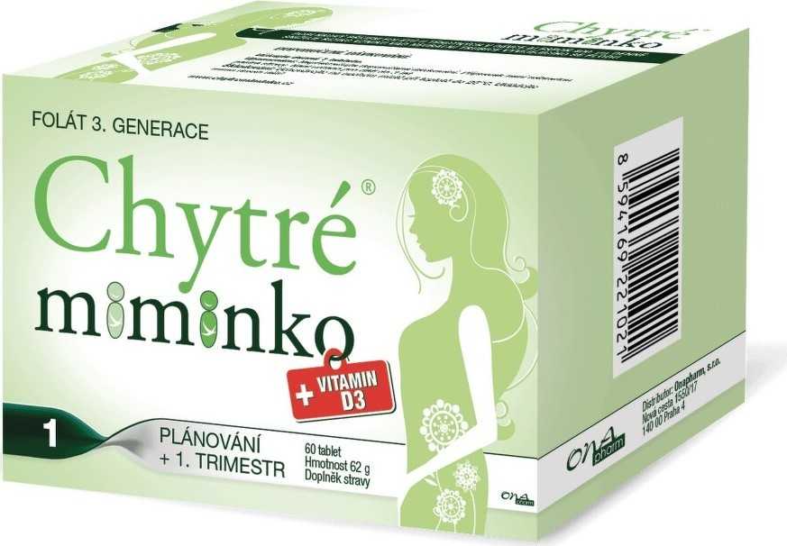 Chytré miminko 1 methylfolát 60 tablet