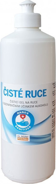 Čisté ruce čisticí dezinfekční gel 500ml Dr.Müller